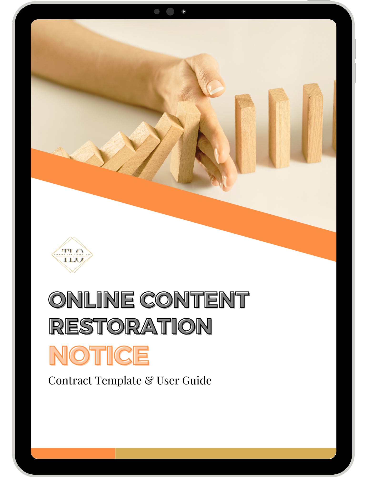 Online Content Restoration Notice