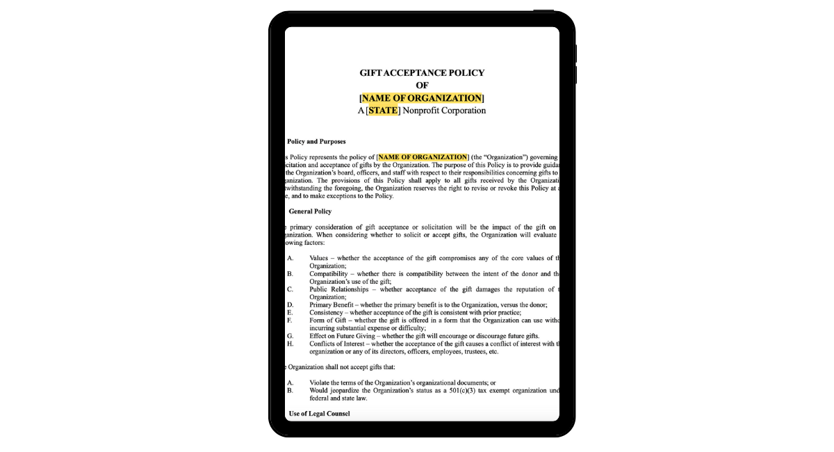 Essential Nonprofit Policies Toolkit Bundle