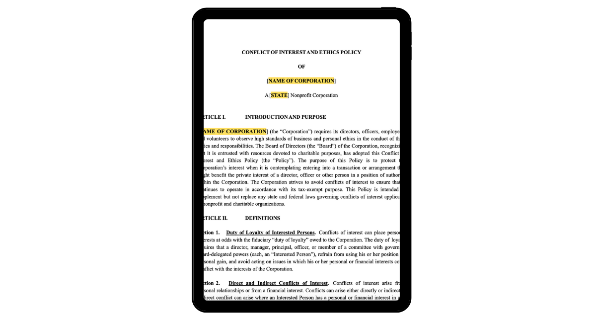 Essential Nonprofit Policies Toolkit Bundle