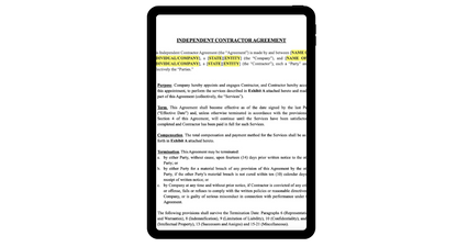 Independent Contractor Agreement